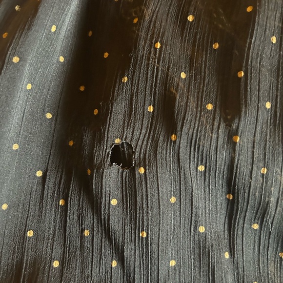 Free People Black Polka Dot Skirt - Picture 6 of 9